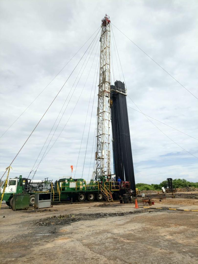 Vista aérea del patio operacional